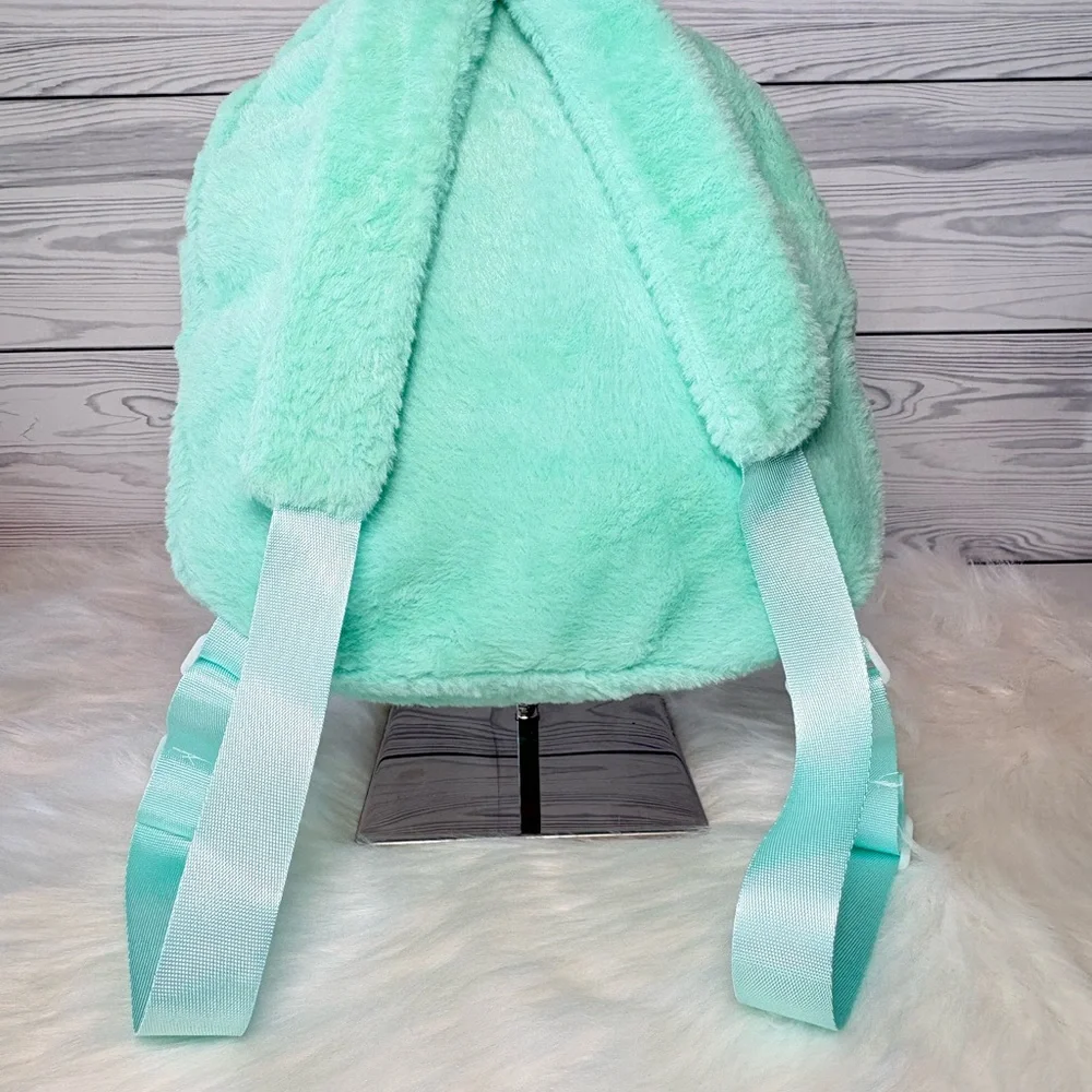 Mint Green Labubu Plush Backpack‎